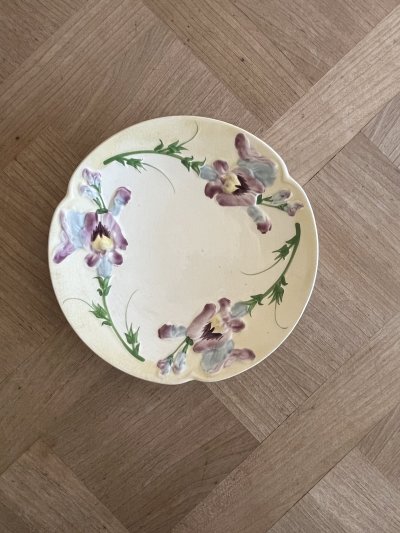 画像3: バルボティーヌ ショワジールロワ アイリスのお花レリーフ プレート #1 [202506−38]