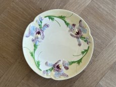 画像1: バルボティーヌ ショワジールロワ アイリスのお花レリーフ プレート #2 [202506−39] (1)