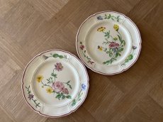 画像21: HBCM VP ヴーヴペランシリーズ 花リム 花柄 デザートプレート 22.5cm ＃2 [202506−83] (21)