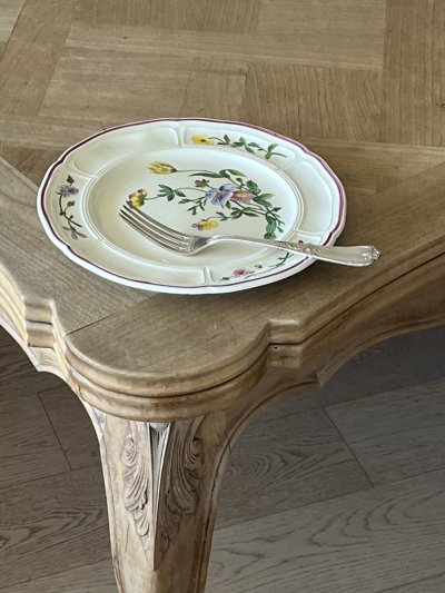 画像3: HBCM VP ヴーヴペランシリーズ 花リム 花柄 メインプレート 26cm ＃2 [202506−80]