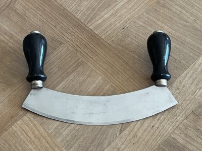 画像2: イタリアヴィンテージ ハーブ刻み用ナイフ INOX [202507-21]