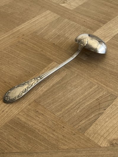 画像2: フランスアンティーク アポロ社製 レードル お玉 シルバープレート 32.3cm [202507-23]