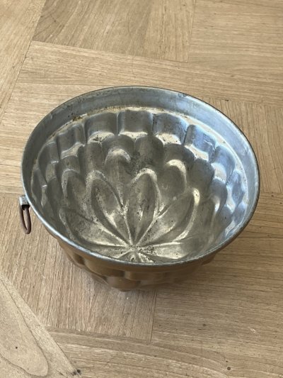 画像1: ヴィンテージ コッパーモールド 氷山形 直径19cm [202508-17]