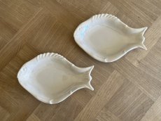 画像16: 南仏陶器 ピション ユゼス 魚形 薄いトープ プレート ＃2 [202508-33] (16)