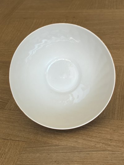 画像1: カフェオレボウル サルグミンヌ セラミック製 焦げ茶と白のボウル 口径13.4cm ＃2 [202508-59]