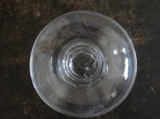 画像12: アンティークガラス 吹きガラス エッチング パンジー柄 グラス 高さ13cm #1〚201807−000〛 (12)