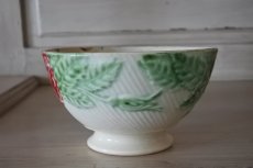 画像2: カフェオレボウル バルボティーヌ 赤いバラ 口径15.6cm〖202304-74〗 (2)