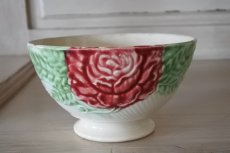 画像3: カフェオレボウル バルボティーヌ 赤いバラ 口径15.6cm〖202304-74〗 (3)