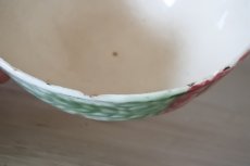 画像12: カフェオレボウル バルボティーヌ 赤いバラ 口径15.6cm〖202304-74〗 (12)