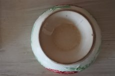 画像19: カフェオレボウル バルボティーヌ 赤いバラ 口径15.6cm〖202304-74〗 (19)