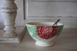 画像21: カフェオレボウル バルボティーヌ 赤いバラ 口径15.6cm〖202304-74〗 (21)