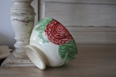 画像24: カフェオレボウル バルボティーヌ 赤いバラ 口径15.6cm〖202304-74〗 (24)