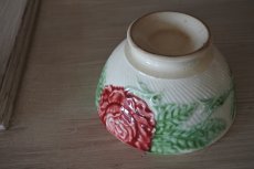 画像25: カフェオレボウル バルボティーヌ 赤いバラ 口径15.6cm〖202304-74〗 (25)