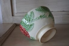 画像23: カフェオレボウル バルボティーヌ 赤いバラ 口径15.6cm〖202304-74〗 (23)