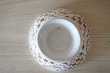 画像17: カフェオレボウル 茶色 お花柄 口径13.5cm〖202304-77〗 (17)