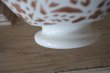 画像19: カフェオレボウル 茶色 お花柄 口径13.5cm〖202304-77〗 (19)