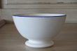 画像3: カフェオレボウル 赤いポピーと青いヤグルマギク サラン窯 口径12.9cm #1〖202304-78〗 (3)