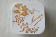 画像5: ドラジェボックス 白地 ゴールド のお花と Mariage 【2020DEC-009】     (5)