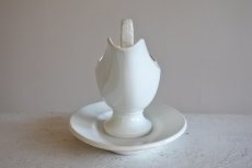 画像2: GIEN ジアン窯 白いソーシエール〖202212-21〗 (2)