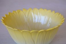 画像11: バルボティーヌ フランスヴィンテージ ガーベラの花 ボウル イエロー〖202303−30〗 (11)