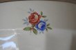 画像12: カフェオレボウル 白地 ブルーとピンクのお花柄 口径14.5cm〖202110-05〗 (12)