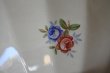 画像11: カフェオレボウル 白地 ブルーとピンクのお花柄 口径14.5cm〖202110-05〗 (11)