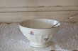画像18: カフェオレボウル 白地 ブルーとピンクのお花柄 口径14.5cm〖202110-05〗 (18)