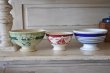 画像19: カフェオレボウル ジアン ボーダー柄 大型 口径17cm〖202211-58〗 (19)