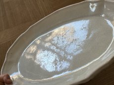 画像4: キュノワール キュノワ 細長いオーバルプレート 38.5cm [202506−100] (4)