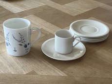 画像22: ヨーロッパヴィンテージ 白いポーセリン ソーサー 小皿6枚セット［202506-01］ (22)