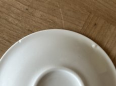 画像43: ヨーロッパヴィンテージ 白いポーセリン ソーサー 小皿6枚セット［202506-01］ (43)