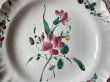 画像4: 18世紀 ムスティエ お花の絵付けプレート 直径25cm〖202501−049〗 (4)