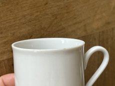 画像13: ドイツヴィンテージ 白いポーセリン デミタスカップ5個セット［202506-06］ (13)