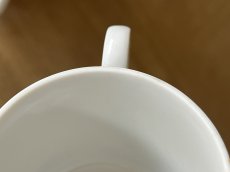 画像15: ドイツヴィンテージ 白いポーセリン デミタスカップ5個セット［202506-06］ (15)