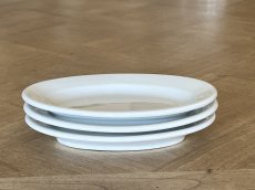 画像7: オランダヴィンテージ 白いポーセリン 小さなオーバル ラヴィエ タパス皿 Aランク［202506-07］ (7)