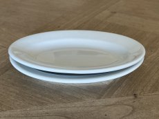 画像12: オランダヴィンテージ 白いポーセリン 小さなオーバル ラヴィエ タパス皿 Bランク［202506-08］ (12)