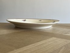 画像17: イタリアアンティーク ナポリ窯 薔薇の絵付けプレート [202506−16] (17)