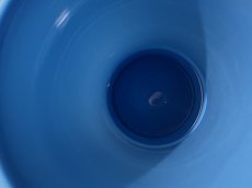 画像4: フランスアンティーク 水色 ミルクガラス 大きなフラワーベース 高さ31.5cm 〖202501−11〗 (4)