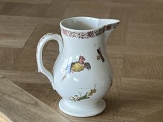 画像2: フランスアンティーク ペクソンヌ 2羽の小鳥 小さめのピシェ 高さ16cm [202506−72] (2)