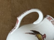画像15: フランスアンティーク ペクソンヌ 2羽の小鳥 小さめのピシェ 高さ16cm [202506−72] (15)
