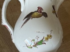 画像17: フランスアンティーク ペクソンヌ 2羽の小鳥 小さめのピシェ 高さ16cm [202506−72] (17)