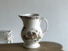 画像24: フランスアンティーク ペクソンヌ 2羽の小鳥 小さめのピシェ 高さ16cm [202506−72] (24)