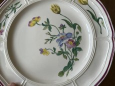 画像4: HBCM VP ヴーヴペランシリーズ 花リム 花柄 メインプレート 25.7cm ＃1 [202506−79] (4)
