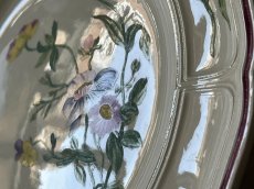 画像7: HBCM VP ヴーヴペランシリーズ 花リム 花柄 メインプレート 25.7cm ＃1 [202506−79] (7)