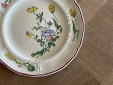 画像20: HBCM VP ヴーヴペランシリーズ 花リム 花柄 メインプレート 25.7cm ＃1 [202506−79] (20)