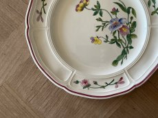 画像4: HBCM VP ヴーヴペランシリーズ 花リム 花柄 メインプレート 26cm ＃2 [202506−80] (4)