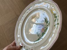 画像6: HBCM VP ヴーヴペランシリーズ 花リム 花柄 メインプレート 26cm ＃2 [202506−80] (6)