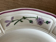 画像11: HBCM VP ヴーヴペランシリーズ 花リム 花柄 メインプレート 26cm ＃2 [202506−80] (11)
