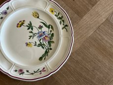 画像19: HBCM VP ヴーヴペランシリーズ 花リム 花柄 メインプレート 26cm ＃2 [202506−80] (19)
