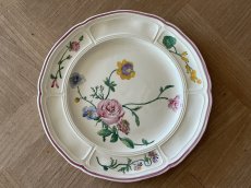 画像1: HBCM VP ヴーヴペランシリーズ 花リム 花柄 メインプレート 25.5cm ＃3 [202506−81] (1)
